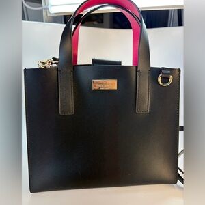 Kate Spade Black Leather Tote Bag